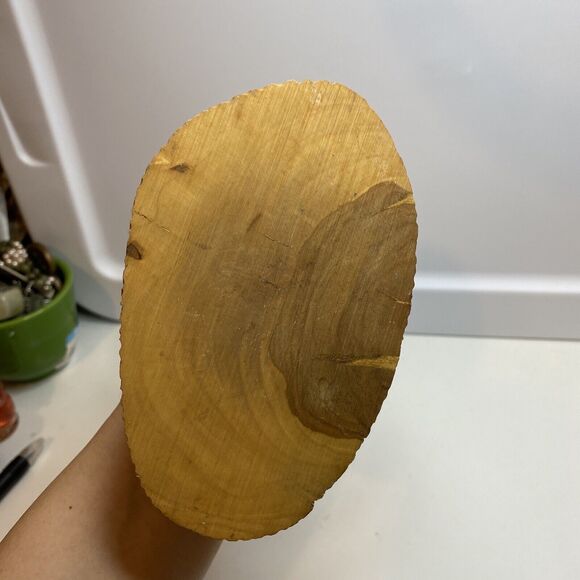 VTG Nativity Figure Mary Wood Kneeling Hand Carved 9 inches Tall Figurine - Picture 16 of 16